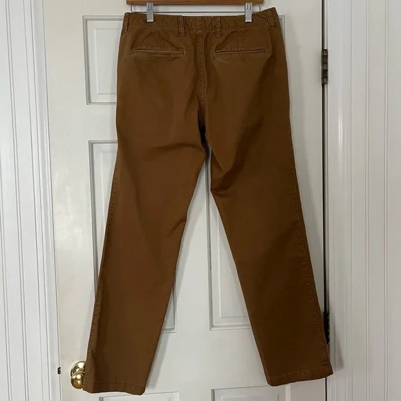 Gap Men’s Straight Leg Pants 31 x 32 Dark Khaki - Picture 5 of 8